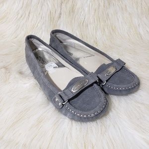MICHAEL Michael Kors Gray Slip On Loafers Size 10